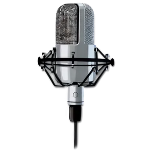 Ribbon Podcasting Microphone PNG Obj PNG