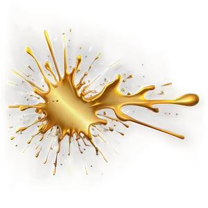 Rich Gold Splash Effect PNG 06282024