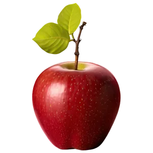 Rich Red Apple PNG 73