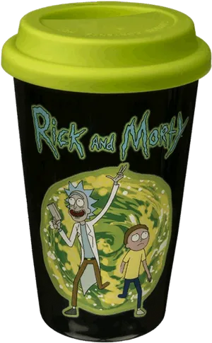 Rickand Morty Travel Mug PNG image