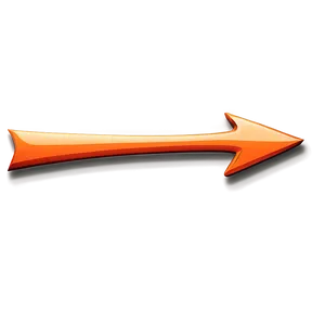 Rightward Orange Arrow Png 06262024 PNG image