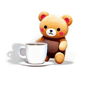 Rilakkuma And Coffee PNG 05062024 PNG