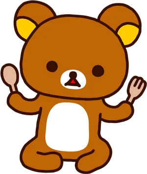 Rilakkuma Character Illustration PNG image