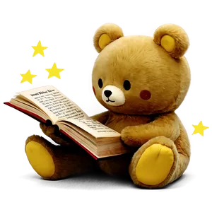 Rilakkuma Reading Time Png 1 PNG image