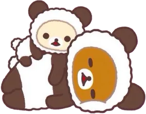 Rilakkumaand Friendsin Costumes PNG