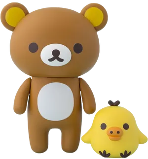 Rilakkumaand Kiiroitori Figures PNG