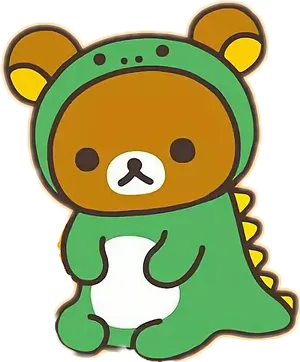 Rilakkumain Frog Costume PNG