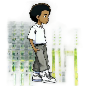 Riley Freeman Boondocks Cool Pose PNG 06252024 PNG