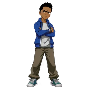 Riley Freeman Boondocks Stance Png 83 PNG image