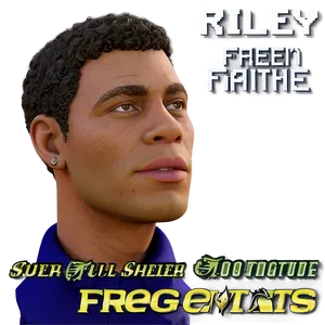 Riley Freeman3 D Character Portrait PNG image