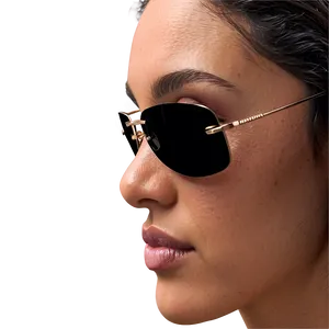 Rimless Sunglasses Lightweight Png Kyy86 PNG image