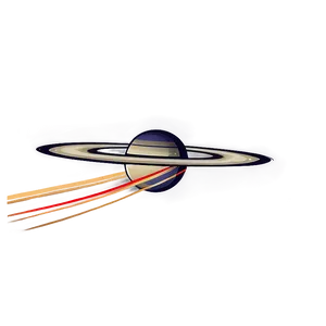 Ringed Saturn Illustration Png Ghc17 PNG image