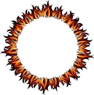 Ringof Fire Flames Circle PNG image
