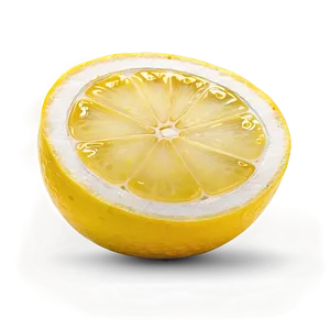 Ripe Lemon Slice PNG Nkg89