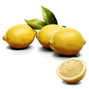 Ripe Lemons Png 06122024 PNG image