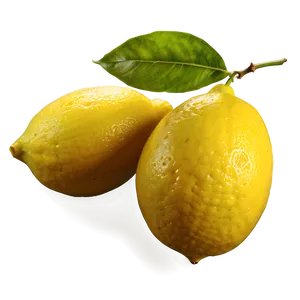 Ripe Lemons PNG Gtu PNG