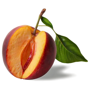 Ripe Nectarine Fruit PNG 06252024 PNG