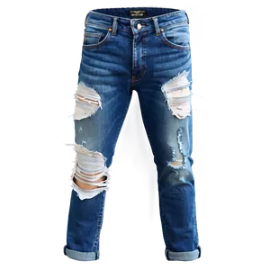Ripped Jean Effect PNG 06252024 PNG