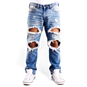 Ripped Jean Effect PNG Fce53