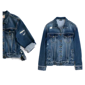 Ripped Jean Jacket Png Ano17 PNG image