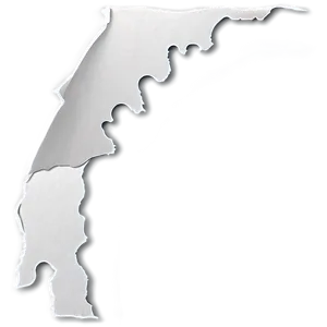 Ripped Paper Corner PNG 3
