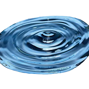 Ripple In Blue Tinted Water PNG Qgm50