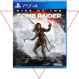 Riseofthe Tomb Raider P S4 Cover Art PNG image