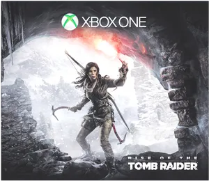 Riseofthe Tomb Raider Xbox One Cover Art PNG image