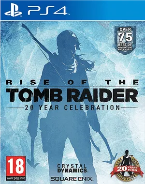 Riseofthe Tomb Raider20 Year Celebration P S4 Cover Art PNG image