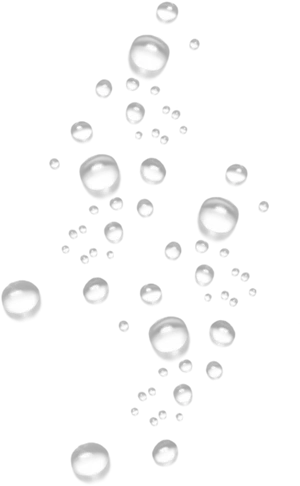 Rising Water Bubbles Abstract PNG image