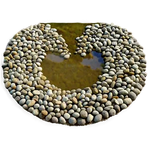 River Rock Edging Inspiration Png 06292024 PNG image