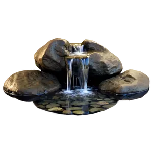 River Rock Water Feature Png Dya43 PNG image