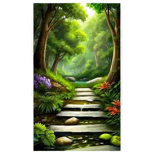 River Side Path PNG Srq
