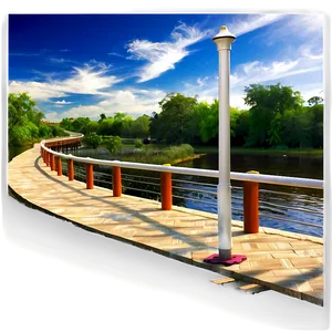 Riverside Walking Path PNG Jdk70