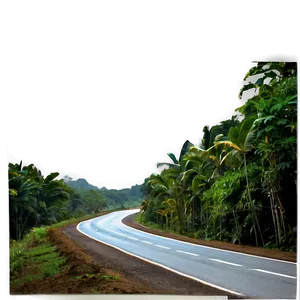 Road In Rainforest Png Jhe81 PNG image