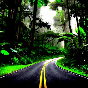 Road In Rainforest Png Taq PNG image