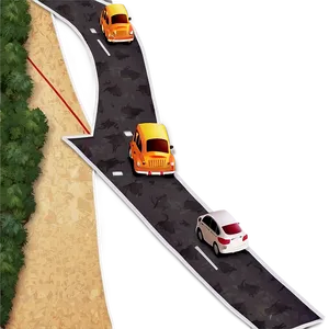 Road Map D PNG image