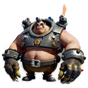 Roadhog Overwatch 2 Model Png Piv55 PNG image