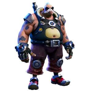 Roadhog Overwatch 2 Model Png Src42 PNG image