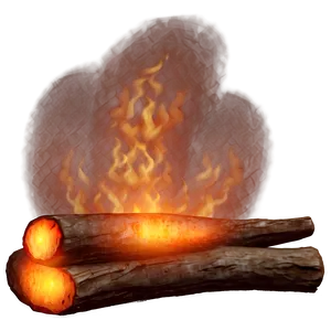 Roaring Campfire Glow PNG 71