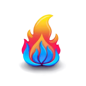 Roaring Fire Emoji Icon PNG 6