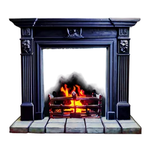 Roaring Fireplace Png A PNG image