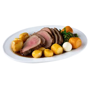 Roast Beef Dinner Png 06262024 PNG image