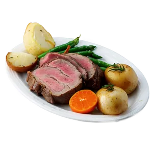 Roast Beef Dinner Png 55 PNG image