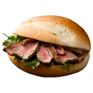 Roast Beef Sandwich PNG 05232024