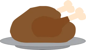 Roast Chicken Clipart PNG image