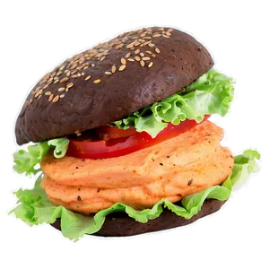 Roasted Red Pepper Hummus Burger PNG 21 PNG