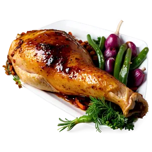 Roasted Turkey Leg Png 06132024 PNG image