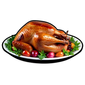 Roasted Turkey PNG Hcr82