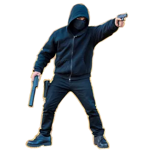 Robber At Night PNG 06212024